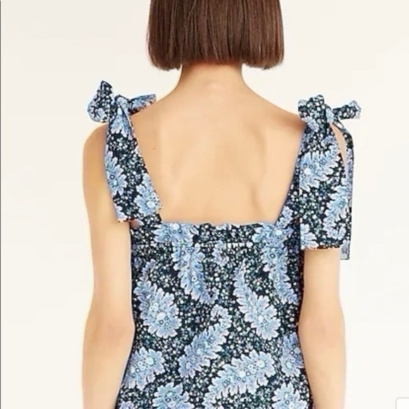 J.Crew Women’s Collection Tie-Shoulder Tank and Skirt in Ratti Pacific Paisley - Picture 7 of 16